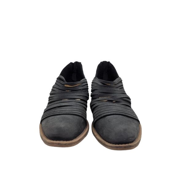 Coconuts By Matisse Women's Meade Grey Caged Cutout Back Zip Shoes - 8.5 M - Picture 4 of 8